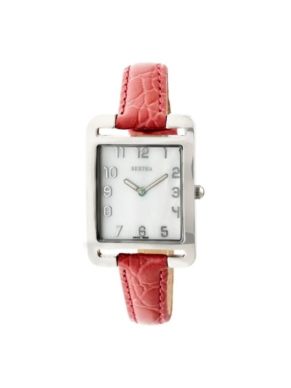 NWT Bertha Marisol White Mother of Pearl Dial Ladies Watch
